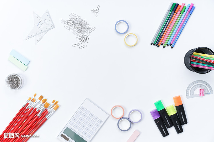 文具的艺术 用镜头定格书桌的诗意