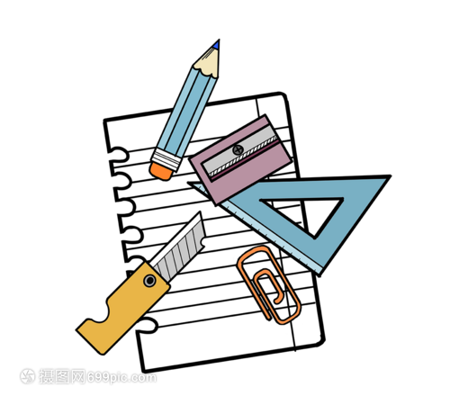 绘色生香 一组彩色文具手绘的视觉笔记